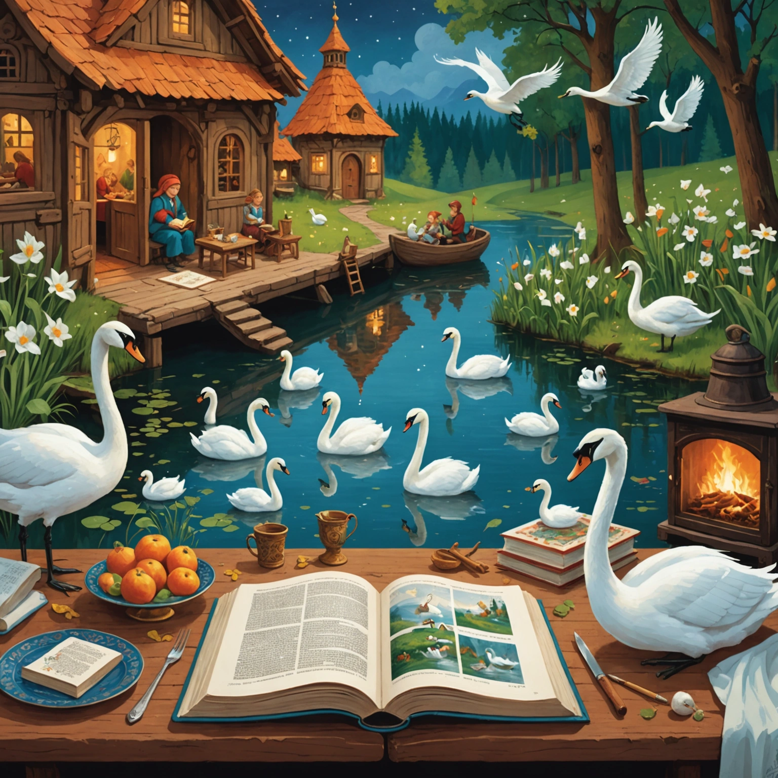 Погружение в мир литературы: как семейные саги и «Гуси-лебеди» формируют читательский опыт