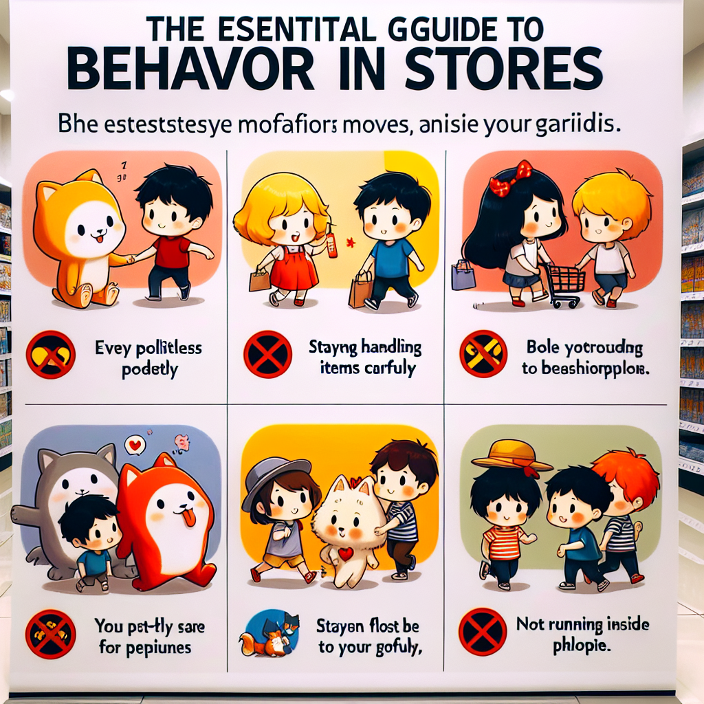 Правила поведения в магазине для детей