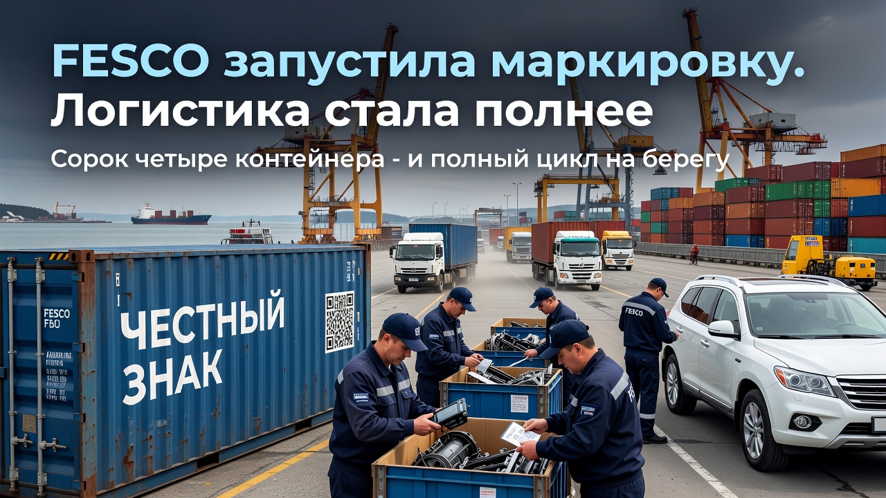FESCO запустила маркировку. Логистика стала полнее
