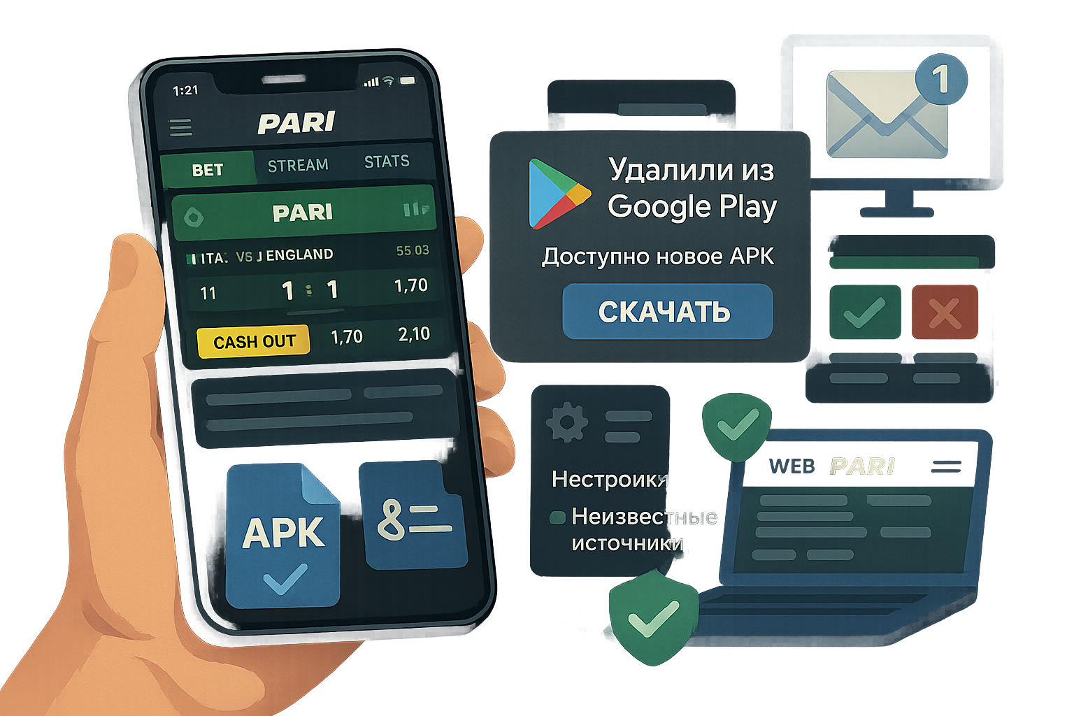 Удалили из Google Play: как получать обновления